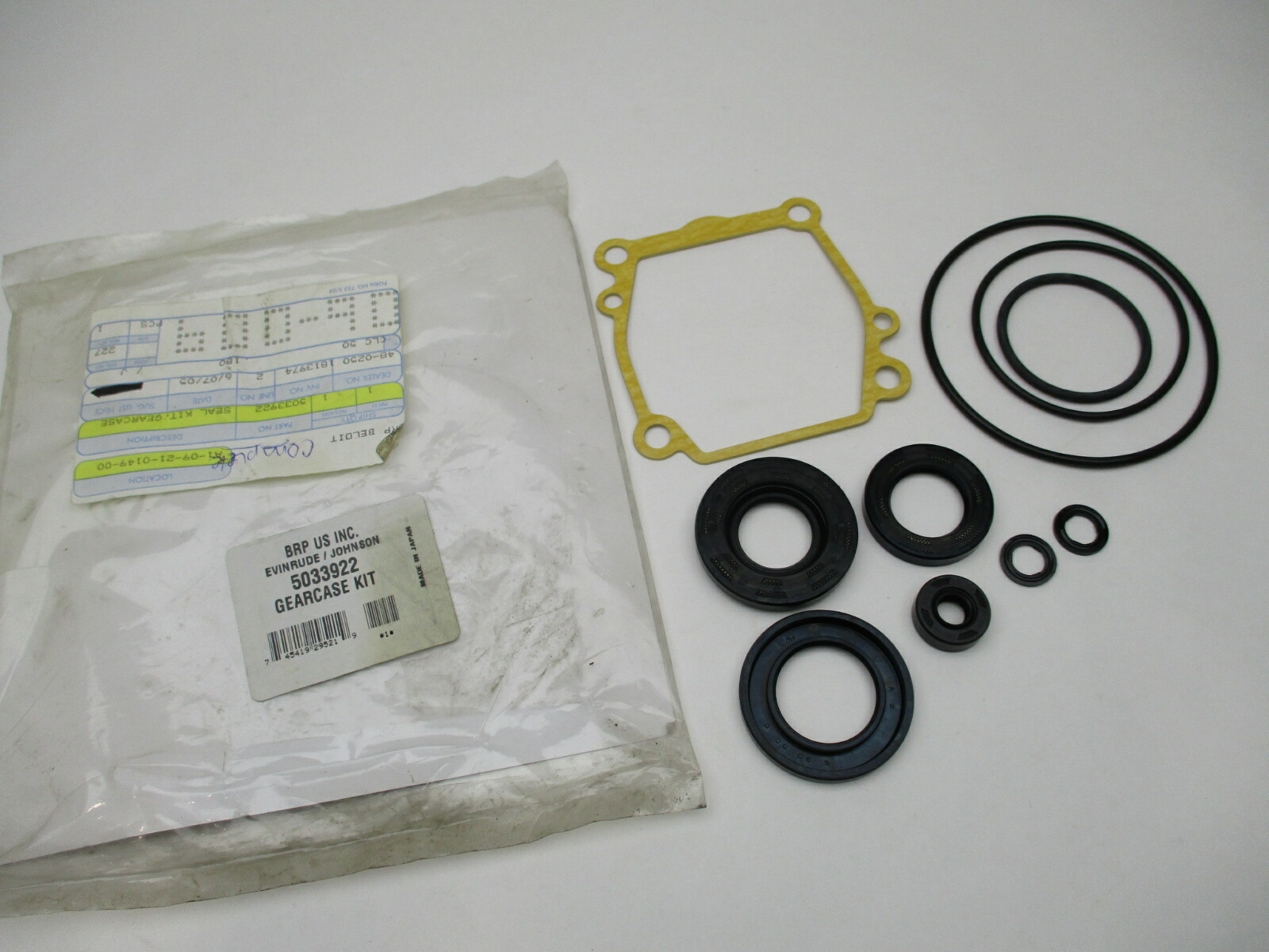 5033922 OMC Suzuki Johnson 140 Hp Outboard Gear Housing Seal Kit