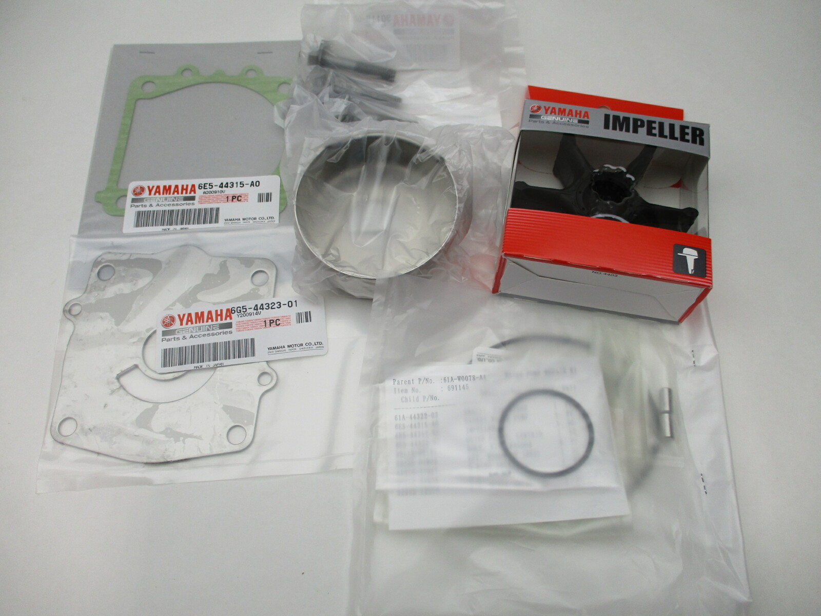 61AW0078A4 Water Pump Repair Kit for Yamaha Outboard Motors Green