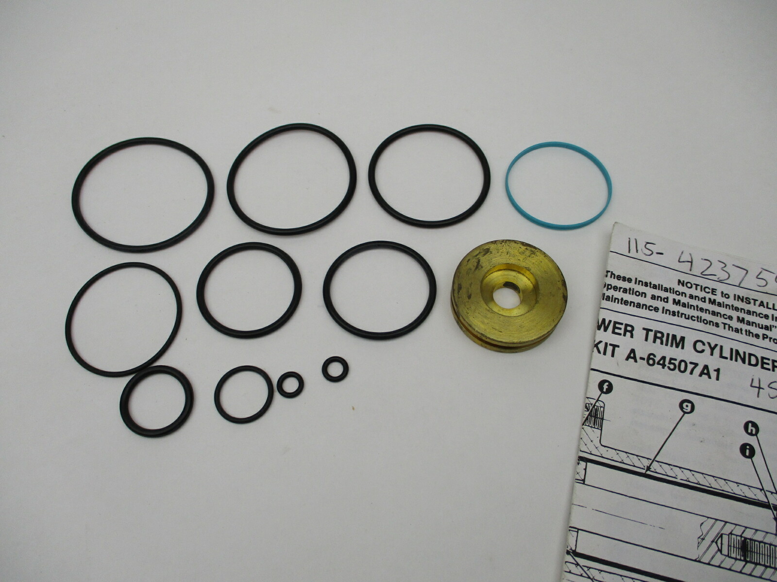 64507A1 Mercury Mariner 45150 Hp Outboard Trim Cylinder Repair Kit