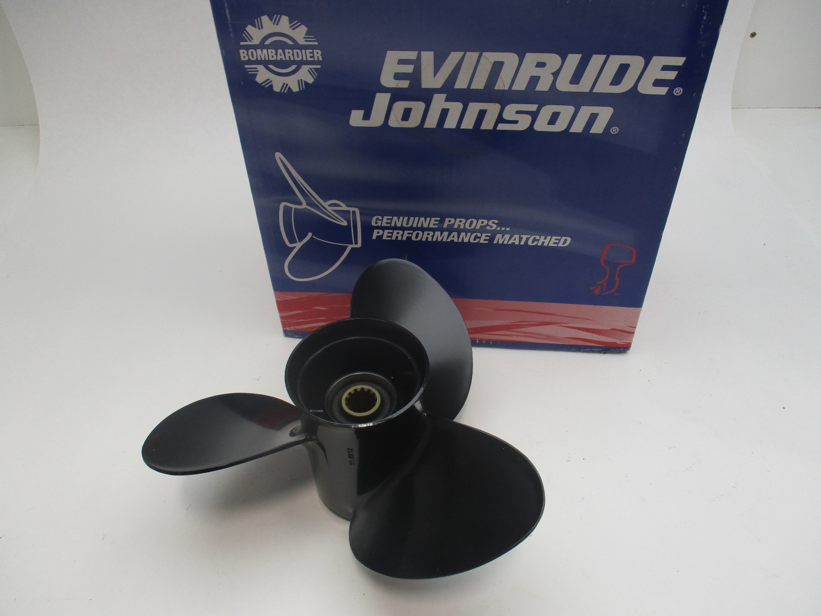 0778608 BRP 11.6 X 12 Pitch Propeller for BRP/JOHNSON/SUZUKI 35-65 HP Outboards