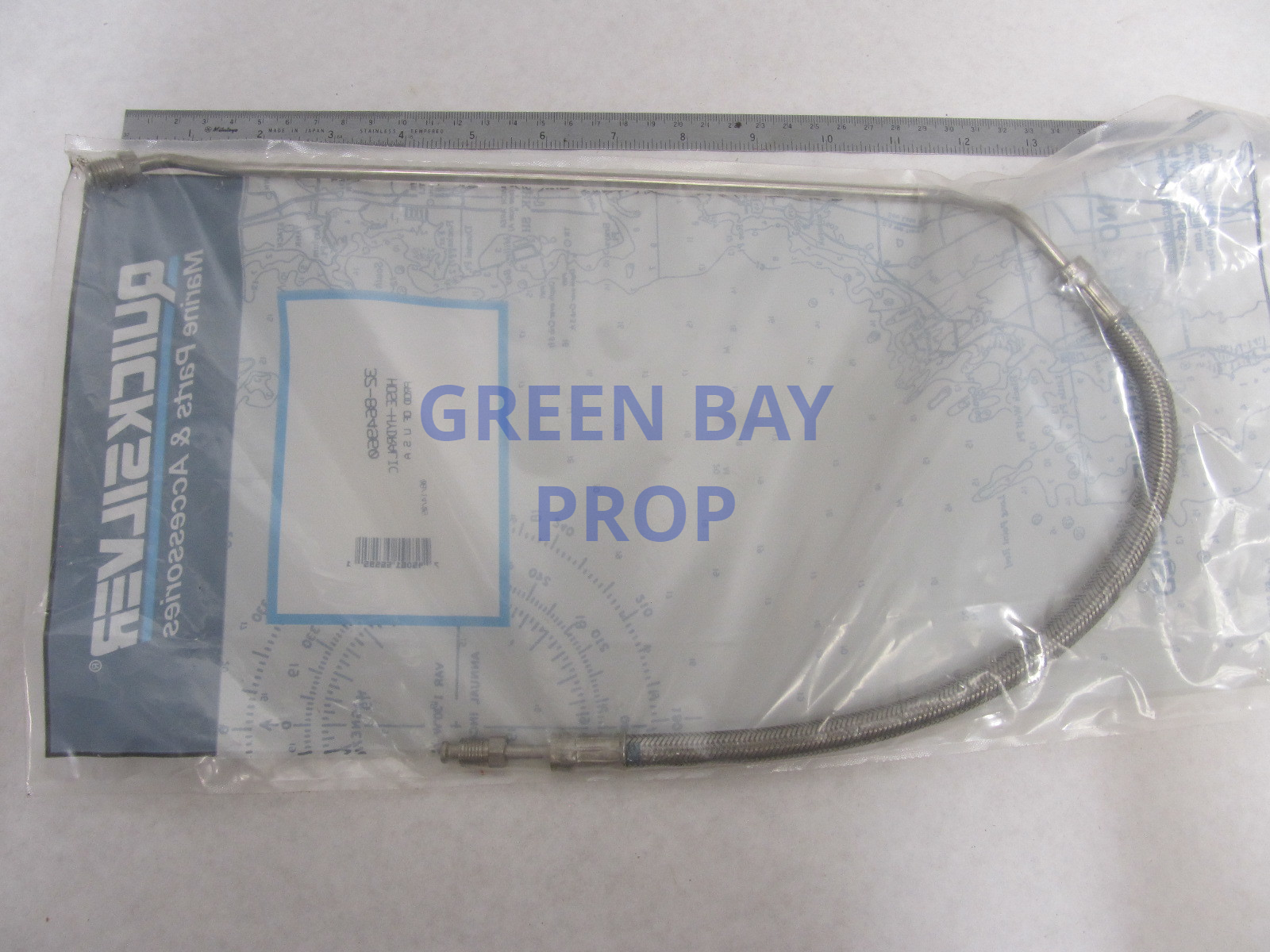 32-864960 999021 Quicksilver Stbd Hydralic Hose Mercruiser Alpha One Gen II