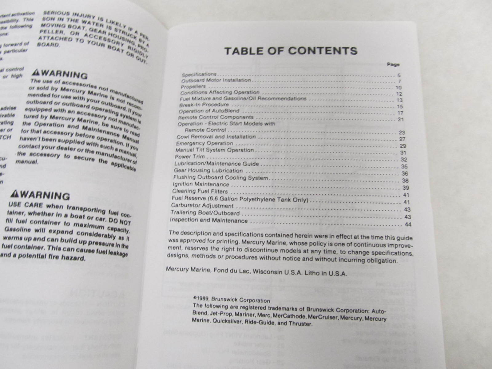 2005 90 mercury owners Manual. 5-225HP EFI 2002- same used by professional  technicians. Has cylinders. 5- 1- cylinder V 2-stroke models?
