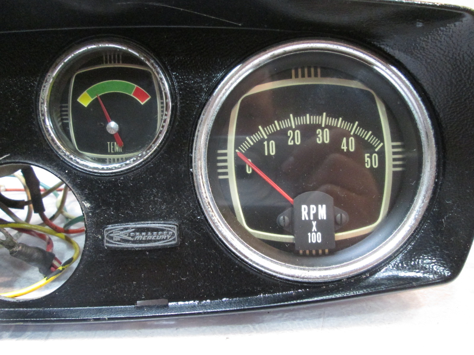 55194 Vintage Kiekhaefer Mercury Dash with Gauges Green Bay Propeller
