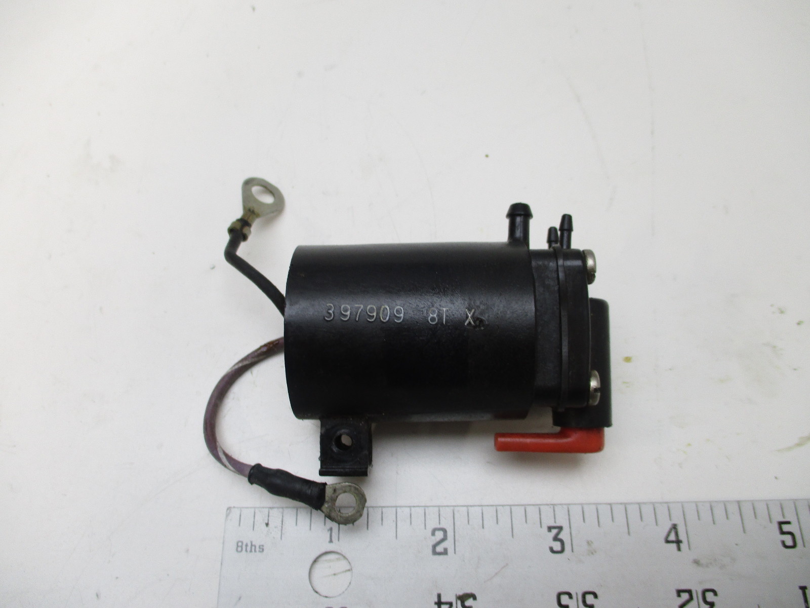 397909 OMC Evinrude Johnson Outboard Fuel Primer Solenoid Green Bay Propeller & Marine LLC
