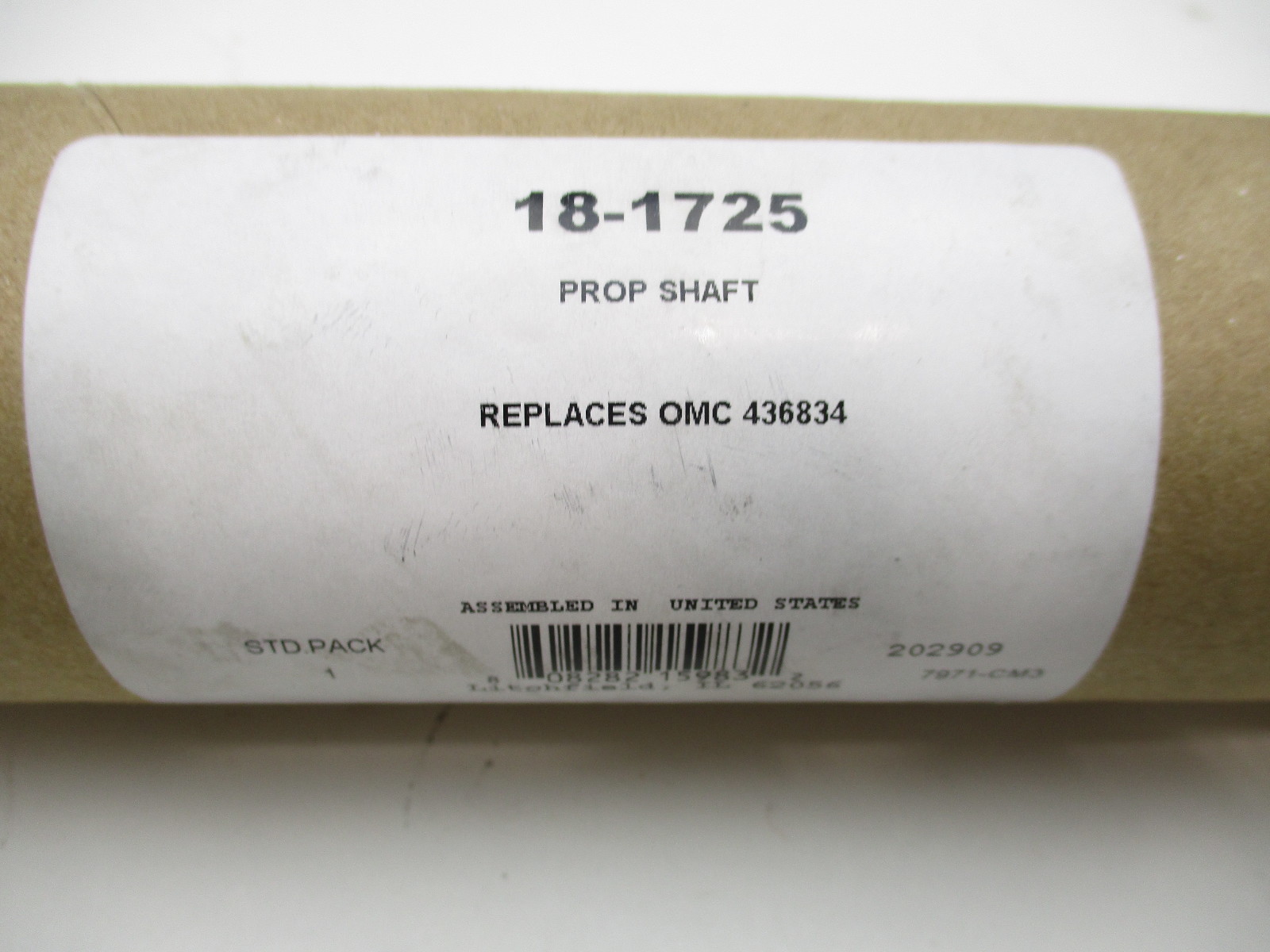 181725 5006310 0436834 436834 Evinrude Etec S2 Prop Propeller Shaft 75