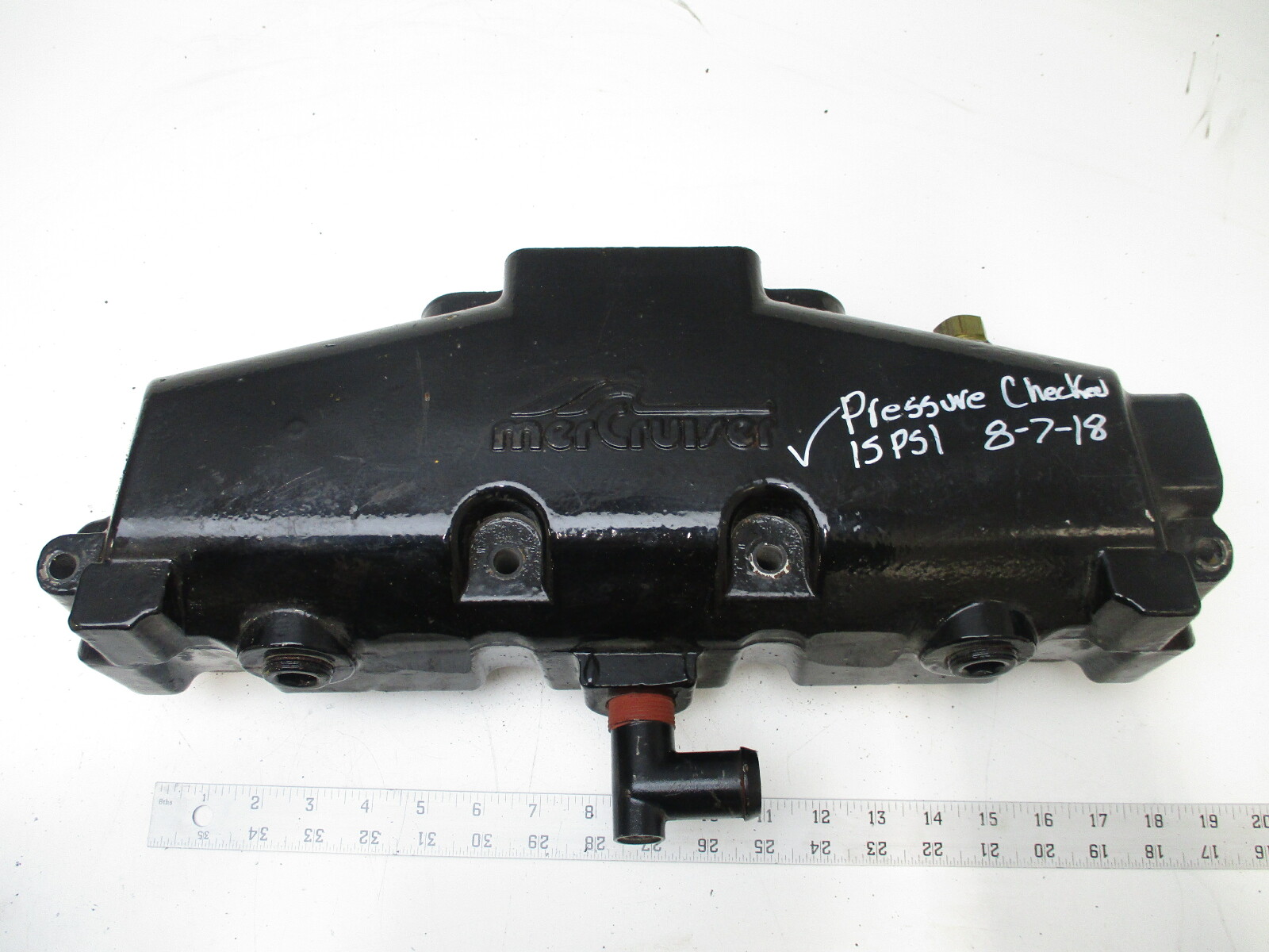 860246A10 Mercruiser Alpha 5.0 5.7 V8 GM Chevy Stern Drive Exhaust Manifold