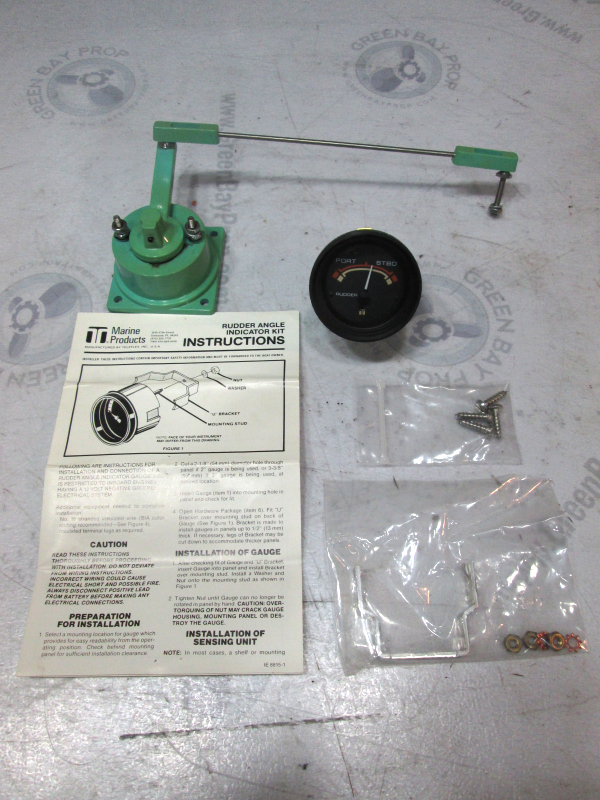 75024 Vintage Teleflex Rudder Angle Indicator Kit