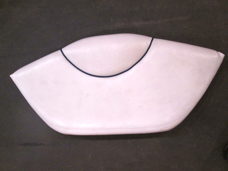 1998 Sea Ray Signature 230 Boat Front Bow Seat Cushion White & Blue