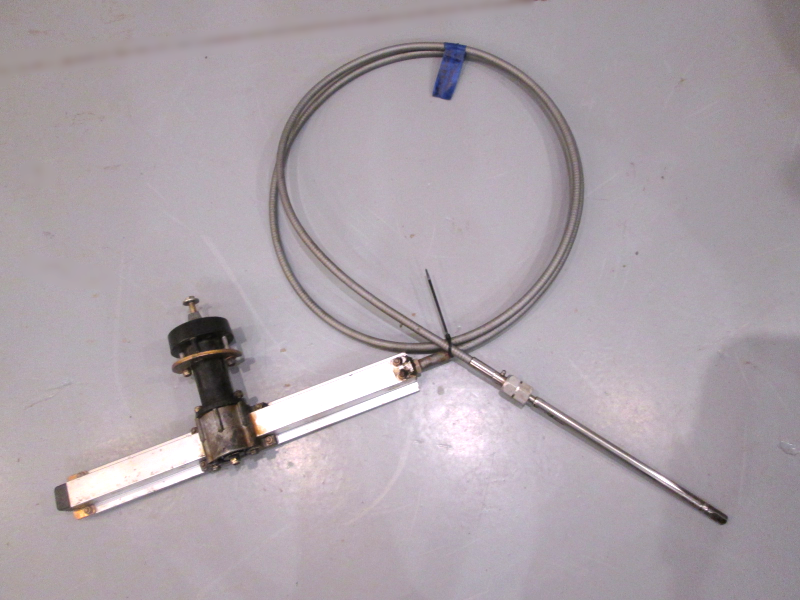 Ride Guide Heavy Duty 13' 6" Rack & Pinion Boat Steering Cable And Helm