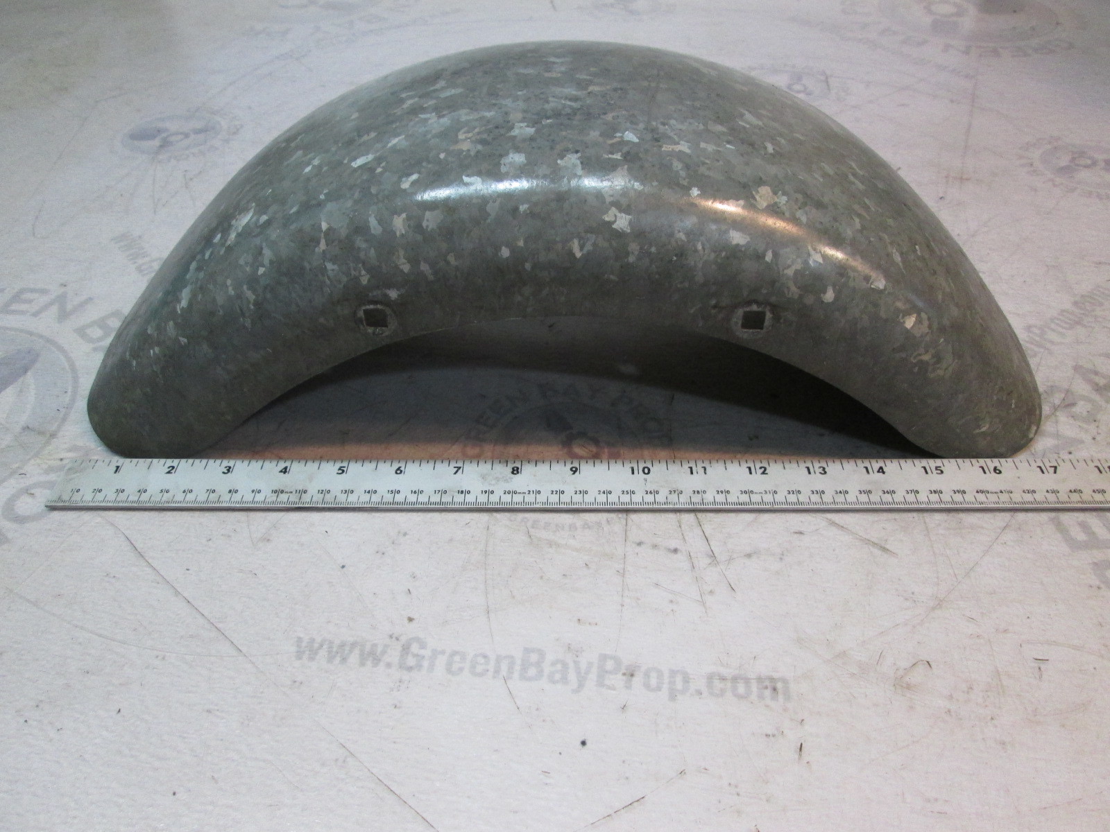 Galvanized Steel Trailer Fender 17 3/4"L X 7 1/4"W X 5 1/2"H