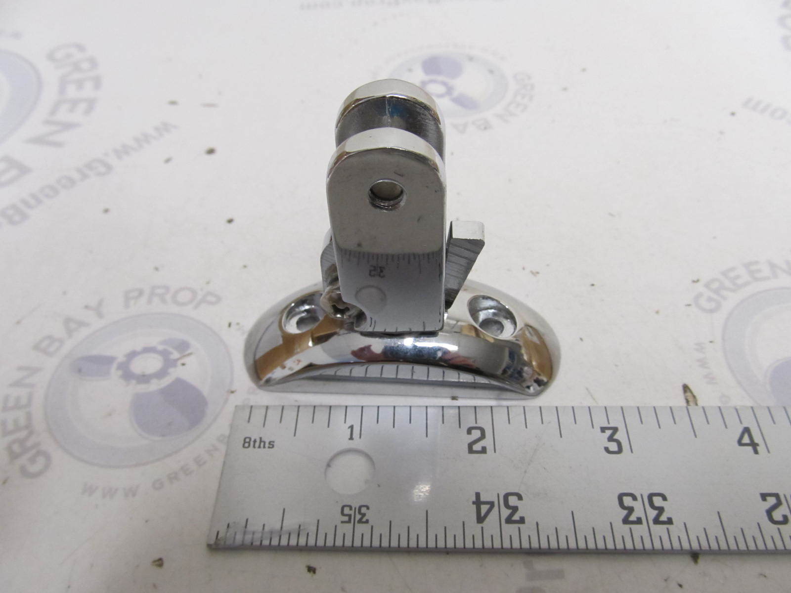 Accon 410 Chrome Surface Mount Quick Release Bimini Hinge Base & Post