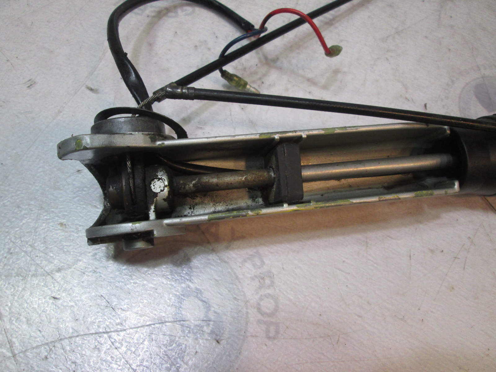 631119320201J Tiller Handle For 5/8HP "G" Model Suzuki Outboards 1980