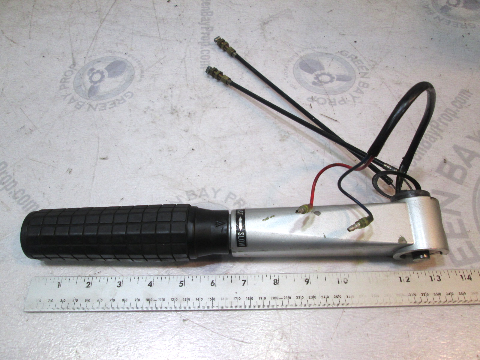 631119320201J Tiller Handle For 5/8HP "G" Model Suzuki Outboards 1980