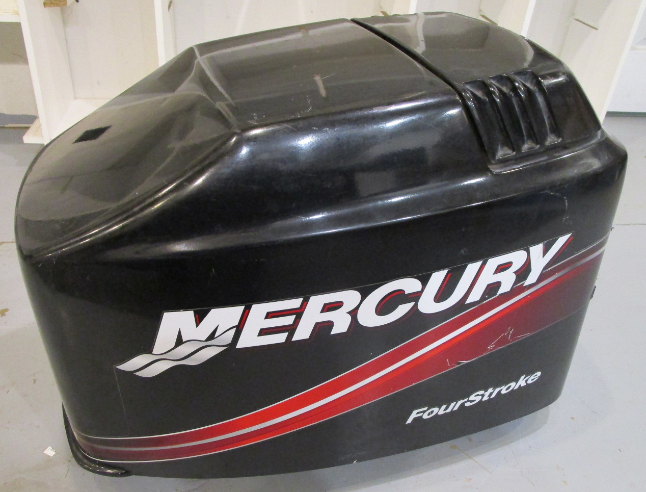 827328T9 Mercury Mariner Outboard 75 90 115 HP 4 STK Top Cowl Motor