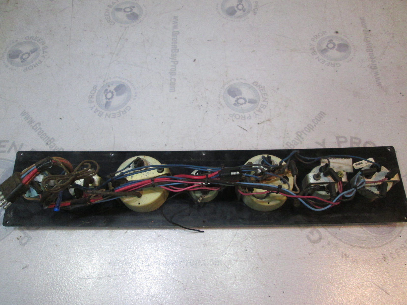 1986 Four Winns Boat Dash Panel Instrument Cluster Gauges Green Bay