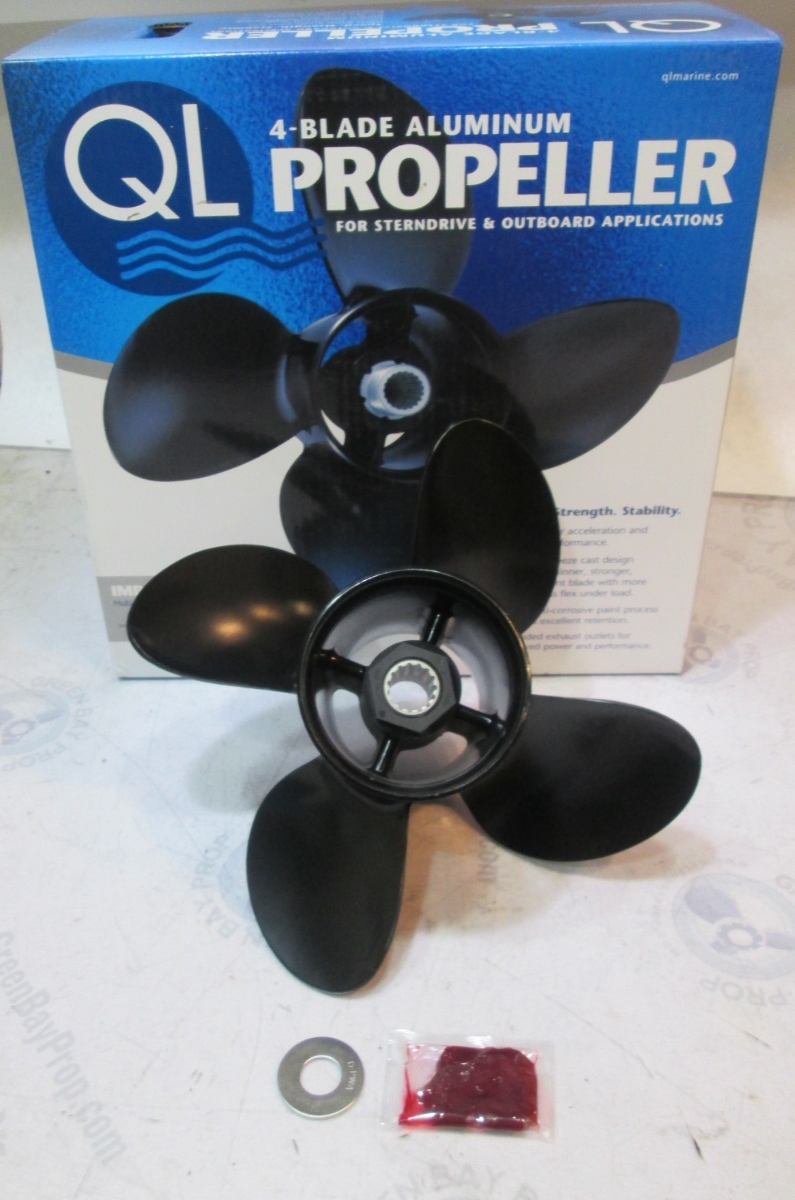 PROP & Hub Kit 13 x 15 Pitch 4 Blade for Tohatsu/Nissan 60140 HP