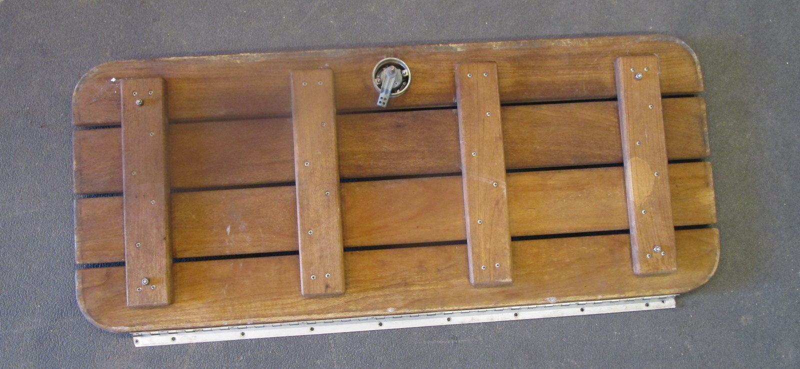 Teak Wood Boat Floor Deck Ski Hatch Cover 37.5" x 15.75" Green Bay