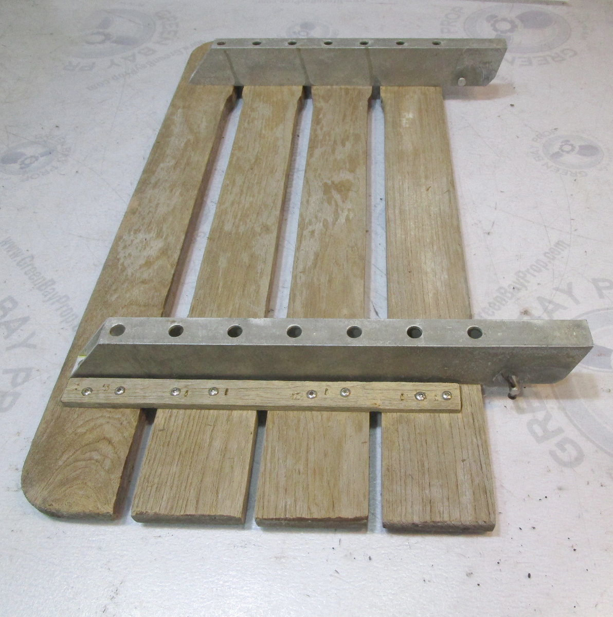 Vintage Marine Boat Teak Wood Swim Platform Deck 27" x 13 1/2" x 7/8