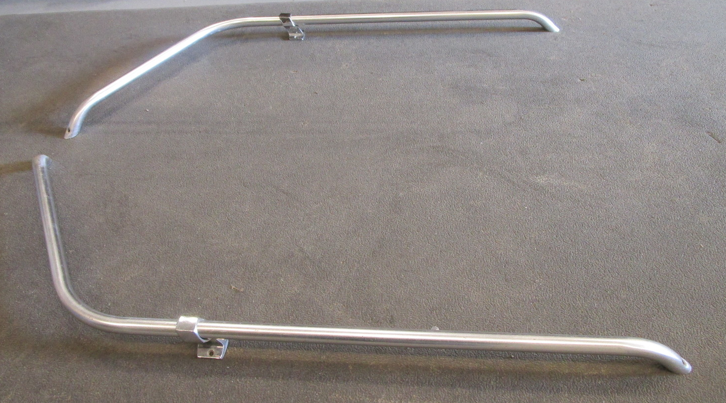 1977 YarCraft Boat Aluminum Bow Grab Rail Hand Railing Handle Set 42