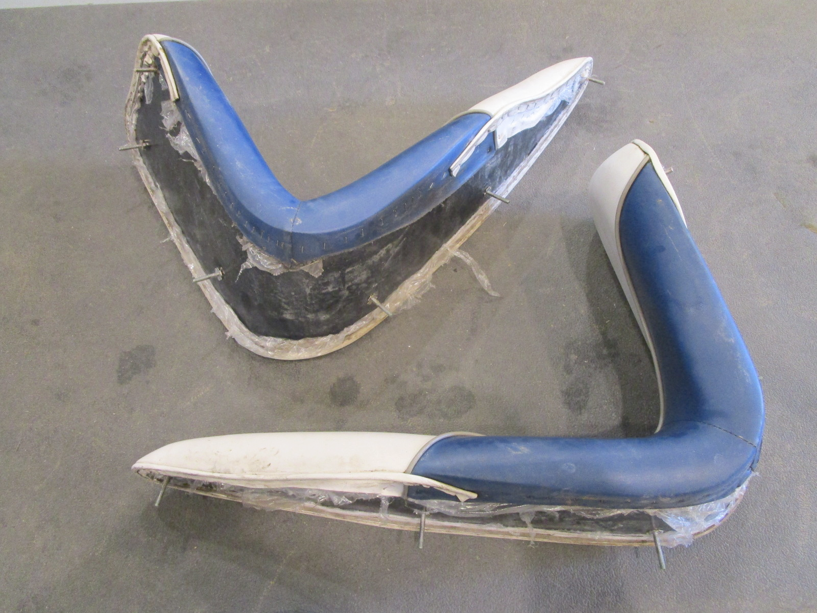 2000 Crownline 180 18' Boat Front Bow Side Wall Pad Cushions Vinyl