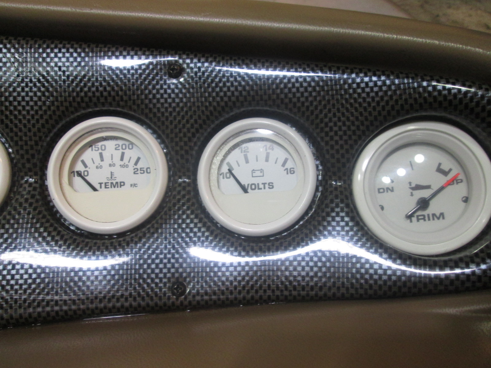 2002 Glastron SX 175 Boat Dash Panel Instrument Cluster Gauges Switches