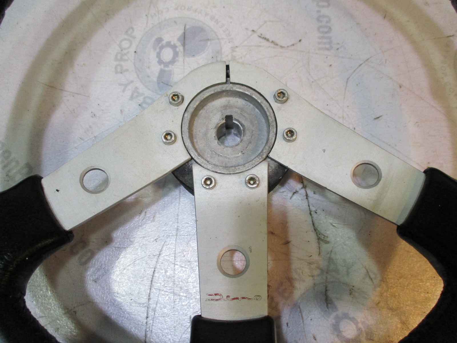 13.5" Dino Chaparral Boat Sport Style Steering Wheel Green Bay Propeller & Marine LLC