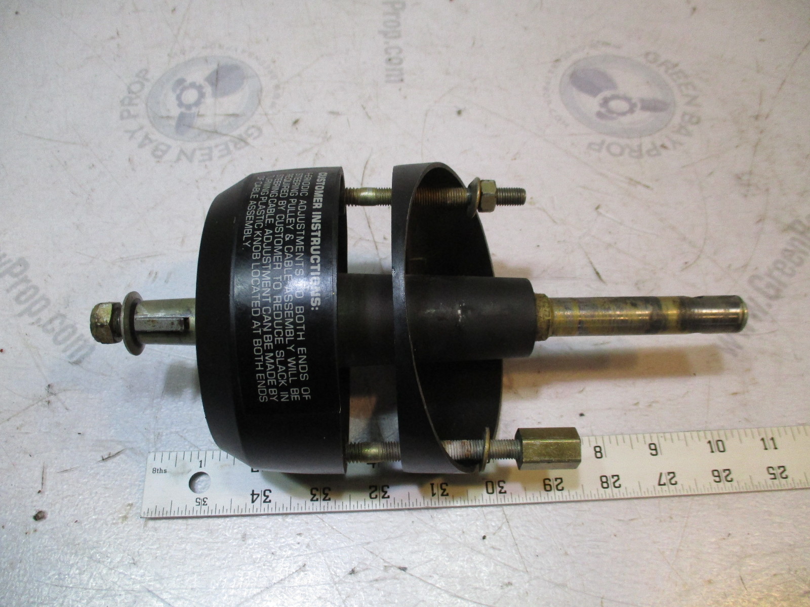 0982653 OMC Stringer Tru-Course Tapered Shaft Steering Helm Assembly & Adapter