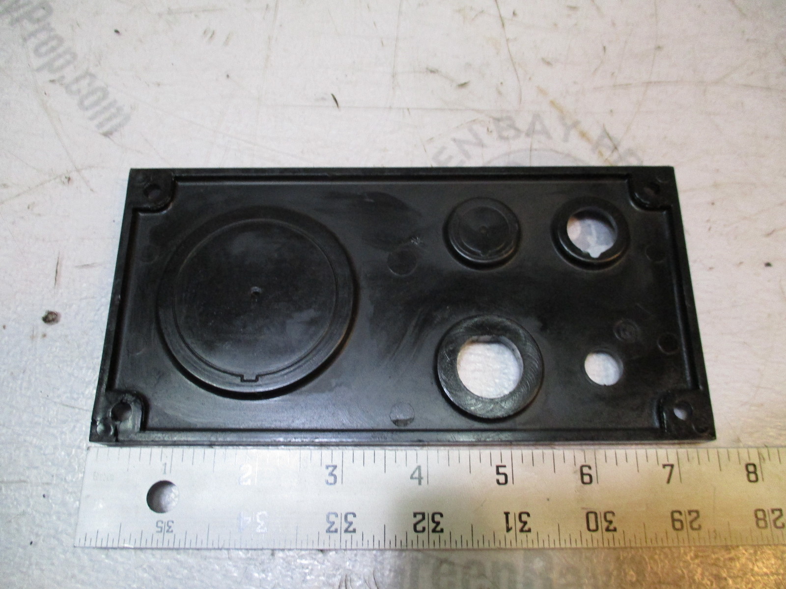 1960's Vintage Choke/Ignition Switch Plate Evinrude Johnson Outboard