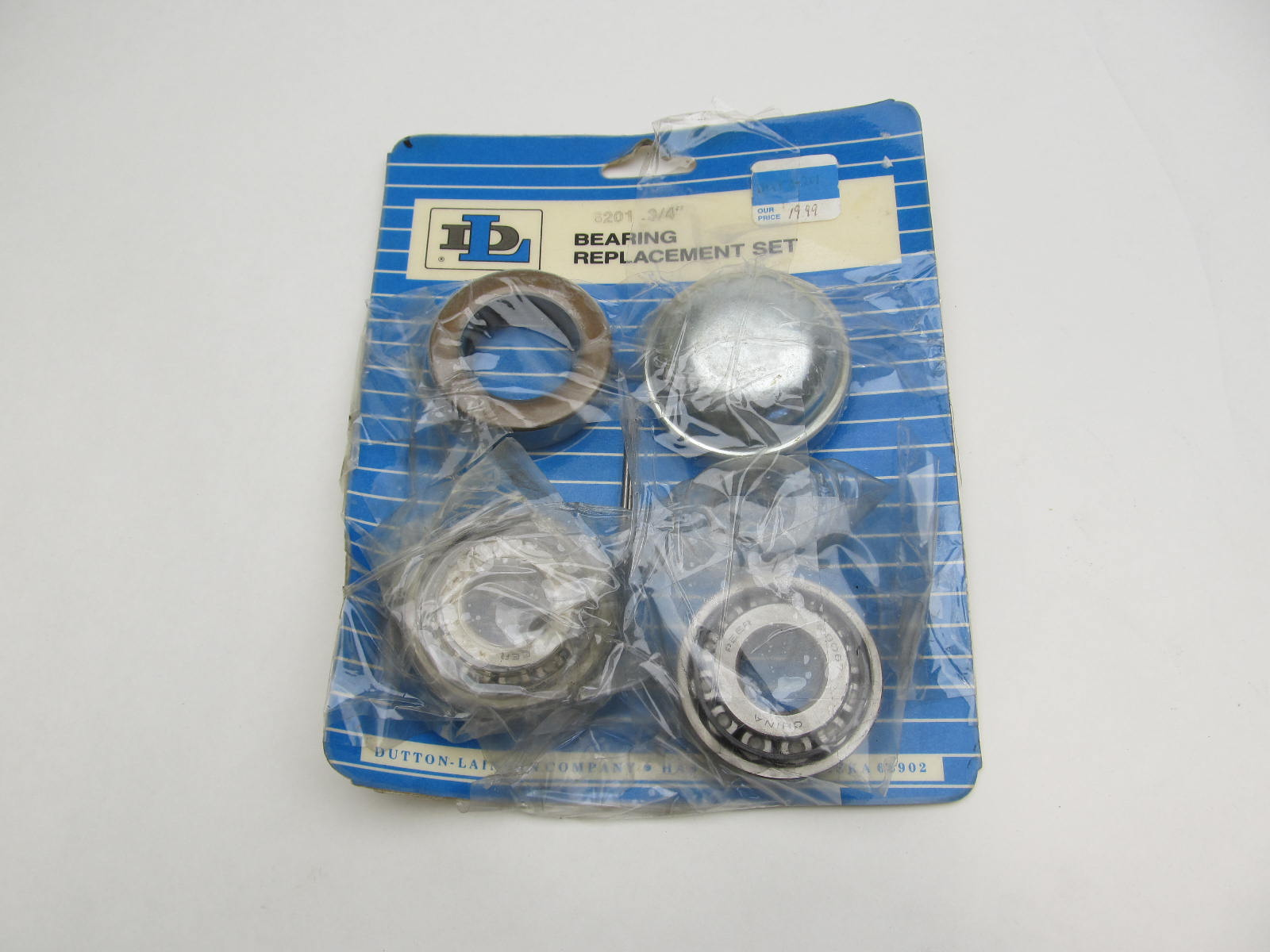 6201 Dutton-Lainson Trailer Wheel Tapered Roller Bearing Set 3/4" Spindle