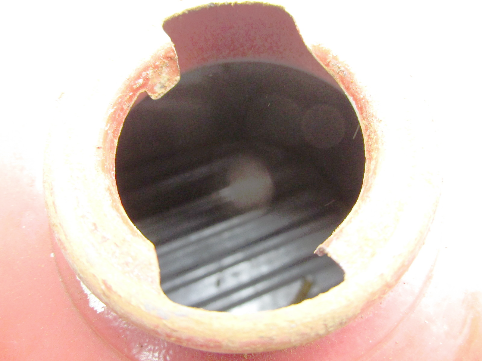 Evinrude Johnson Chilton Marine Outboard Red 6 Gallon Metal Gas Fuel