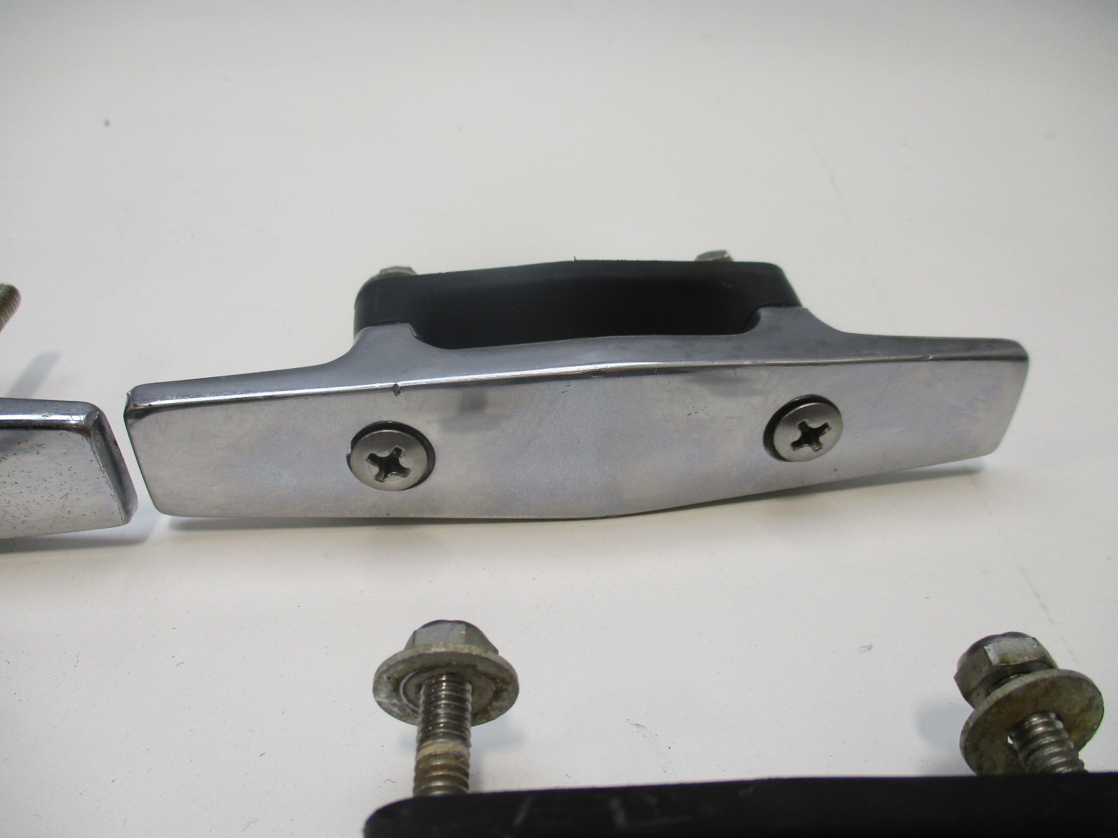 Perko Marine Chrome Boat Cleat 6 Inch Long Set of 4 Green Bay