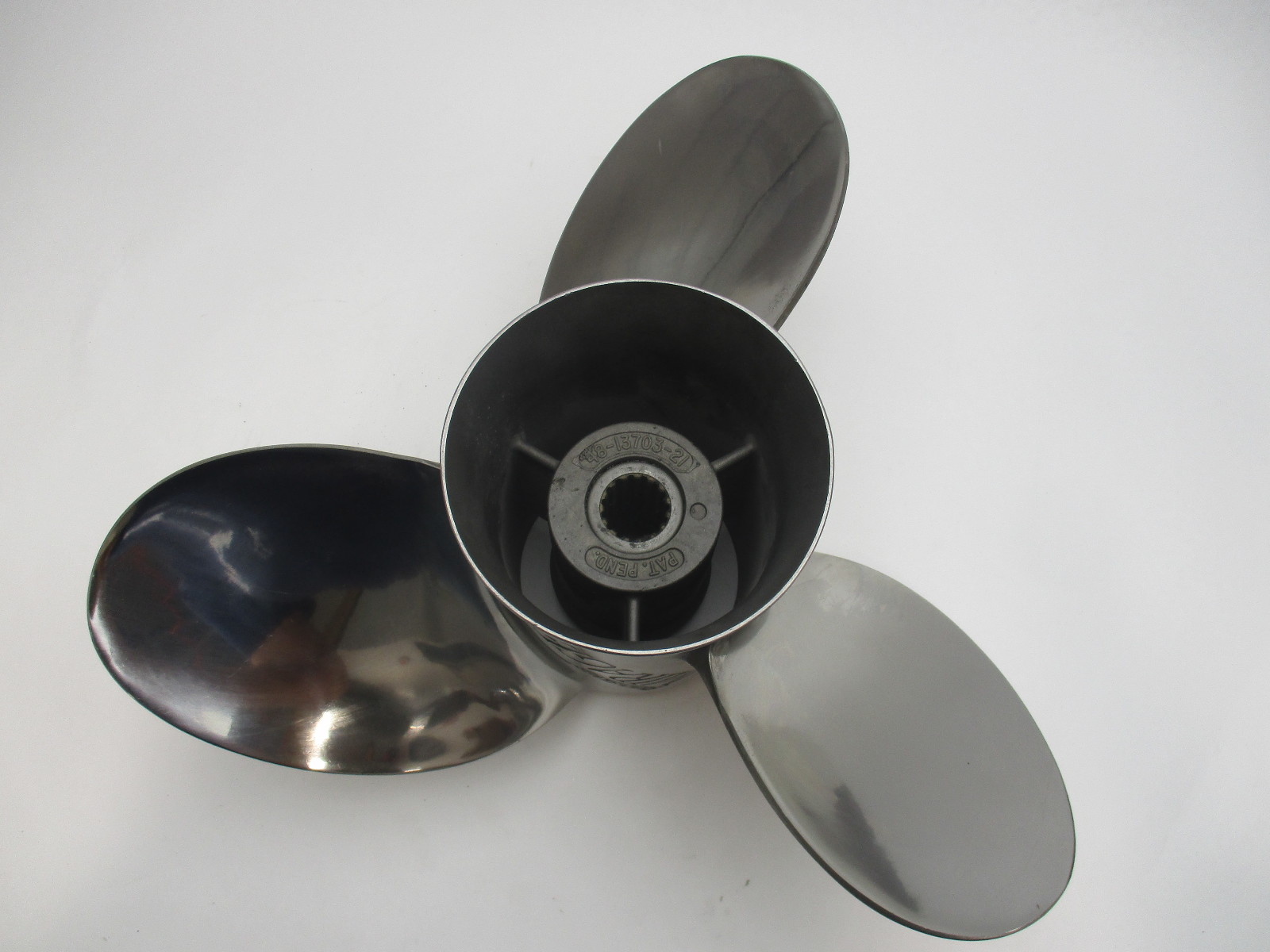48-13703A41 Mercury Mirage 14.75 X 21 Left Hand Stainless Propeller for V6 Motors