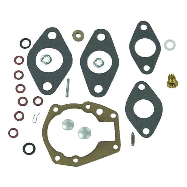 Carburetor Rebuild Kit W/ Float For Johnson Evinrude 9.5 HP Outboard - 382048