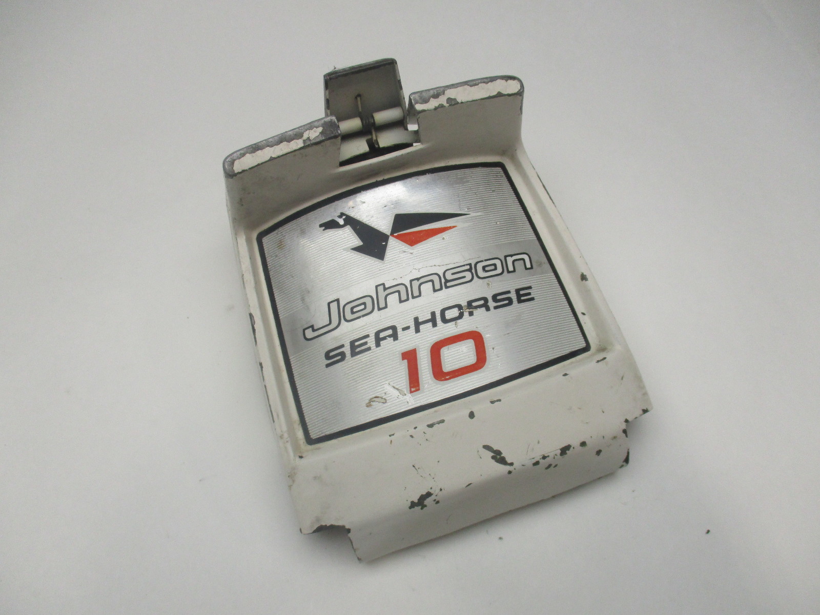 0377771 1959 Johnson Sea Horse Outboard 10 HP Front Engine Cover Plate