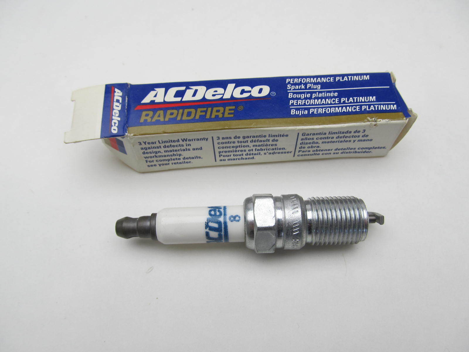 8 AC Delco Rapidfire Performance Platinum Spark Plug Green Bay