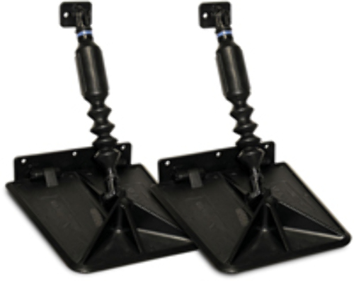 SX9510-80BL Nauticus SX Series Black 150-240HP 80 lb Self Leveling Trim Tab Pair