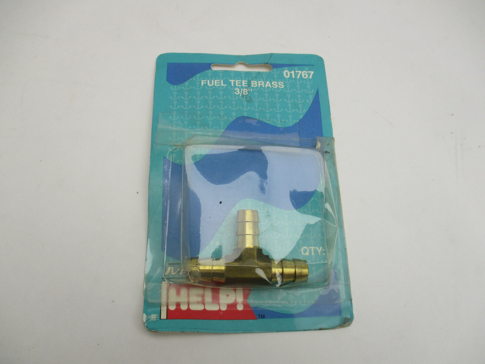 Motormite Marine Boat Brass Barbed Tee Fitting 3/8" Fuel/Cooling