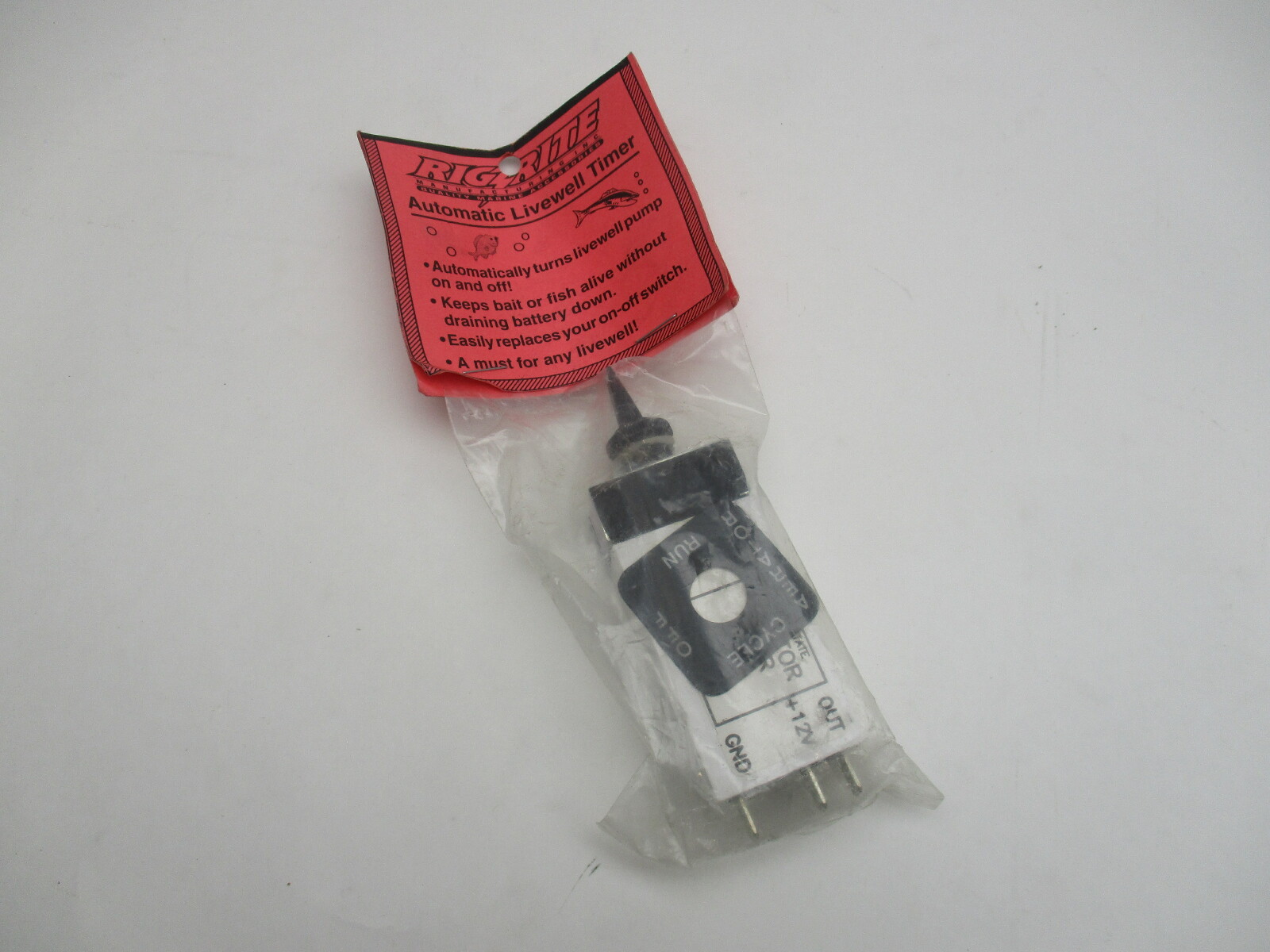 500 Rig Rite Marine Automatic Live Well Timer Easily Replaces Your On-Off Switch