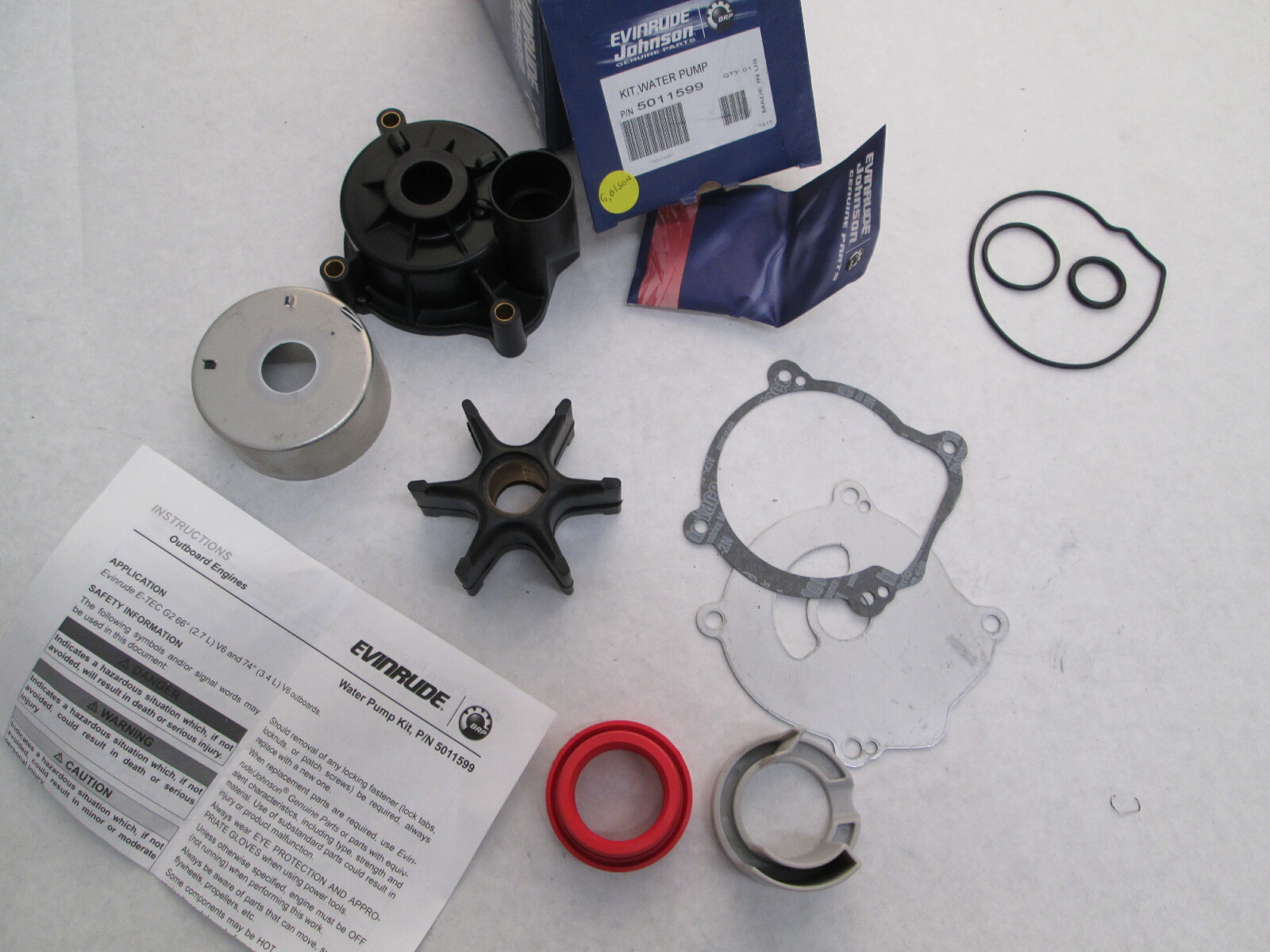 5009434 5011599 OEM BRP Water Pump Kit Evinrude Johnson Outboard