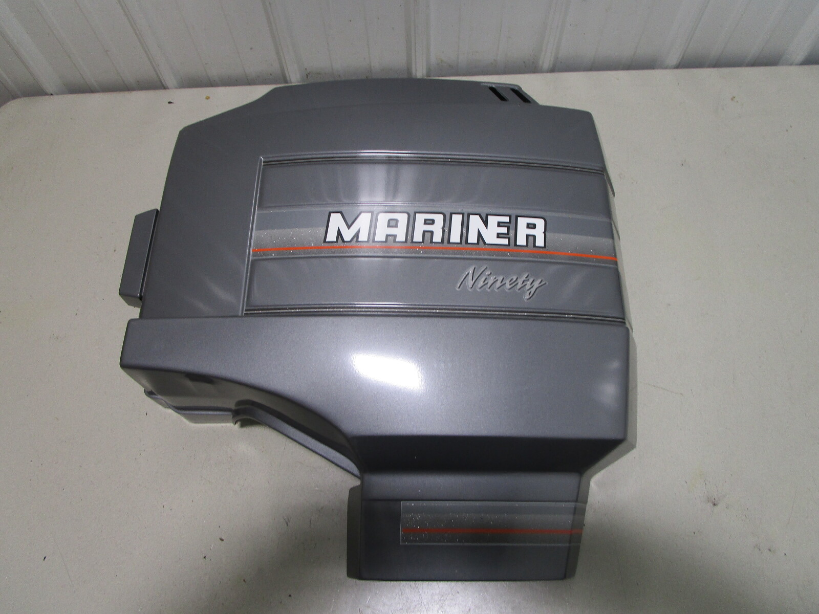 2188-9006A34 Mercury Mariner Outboard Port Left Clam Shell Cowl Cover Silver