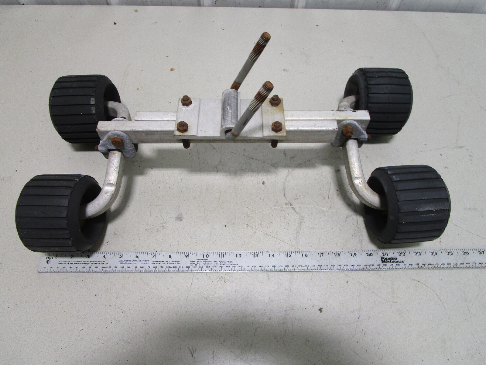 Marine Boat Trailer Wobble 4 Roller Assembly 23"