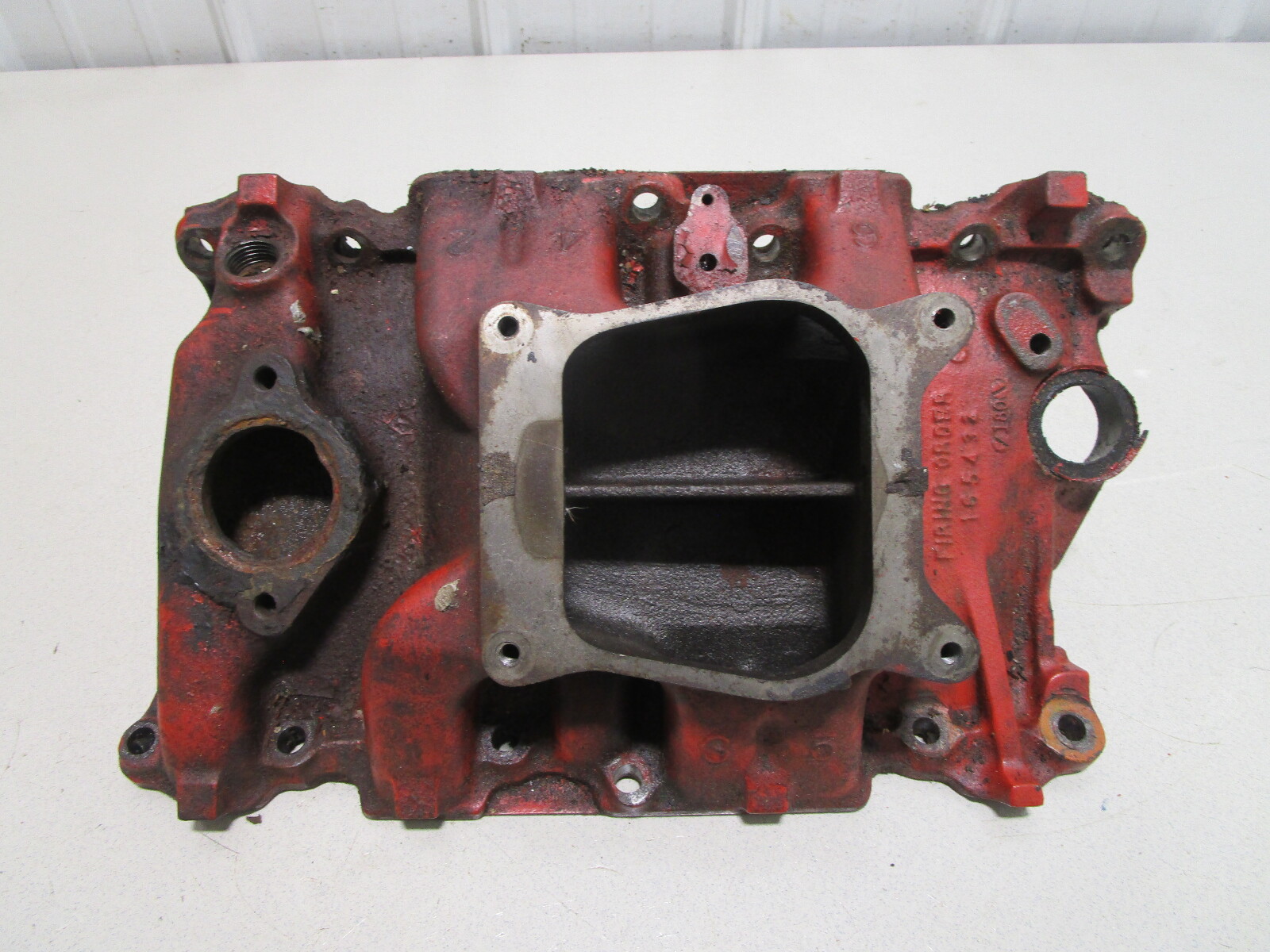 856392 Volvo Penta 4.3L V6 Sterndrive 4BBL Intake Manifold 12 Bolt