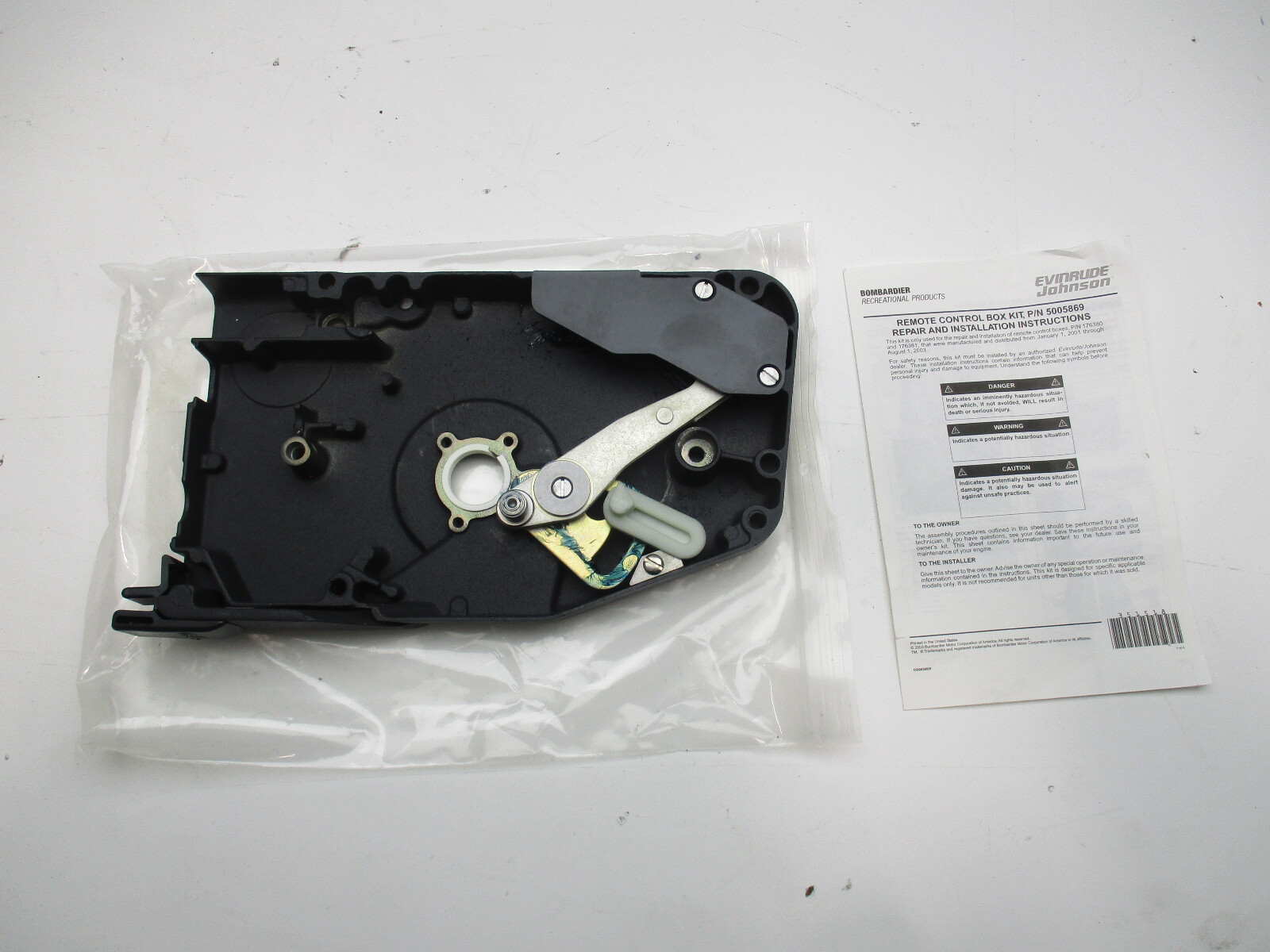 5005869 OMC Johnson Evinrude Outboard Side Mount Control Box Rework Kit