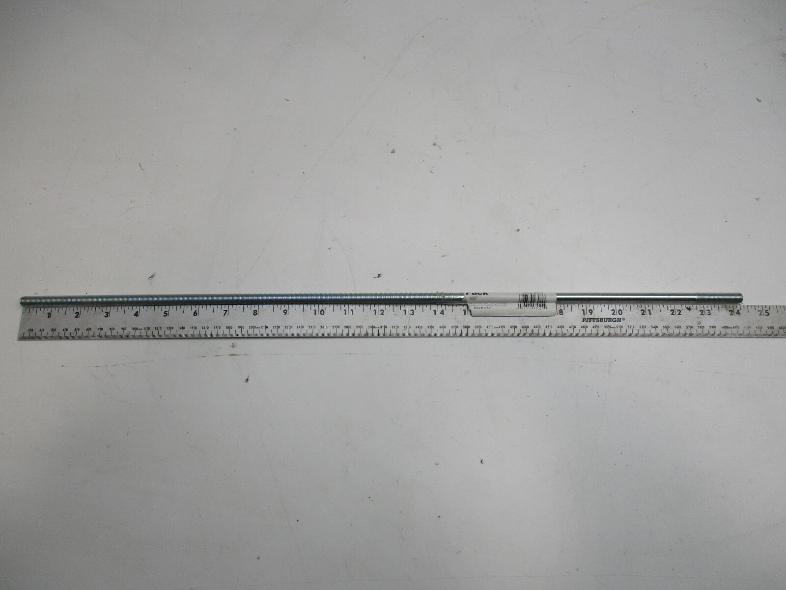 G826 24" Zinc Plated 3/8" Kicker Engine Steering Connecting Rod