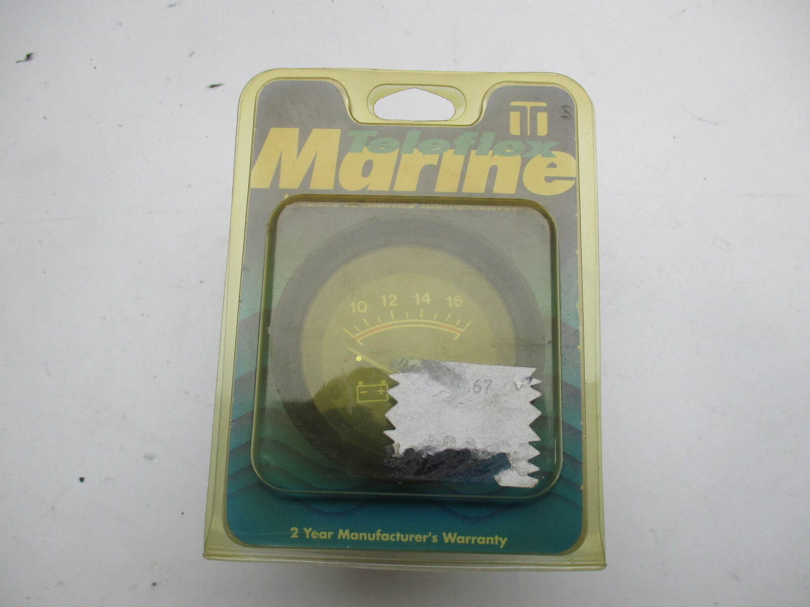 53212P Teleflex Marine Boat Black 2" Voltmeter Gauge 8-18 VDC