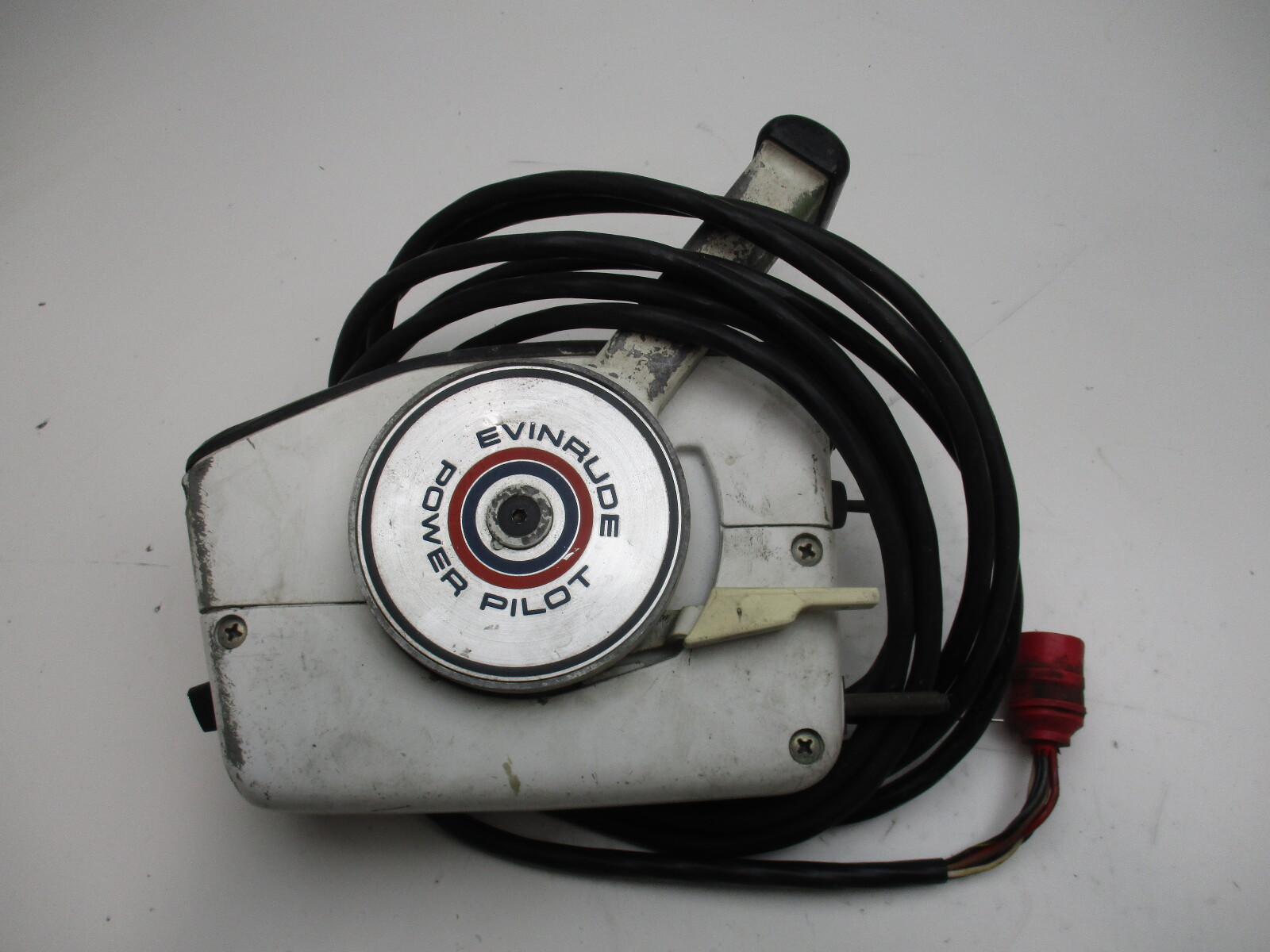 Evinrude Johnson Outboard Power Pilot Side Mount Remote Control Box 10 Pin Red