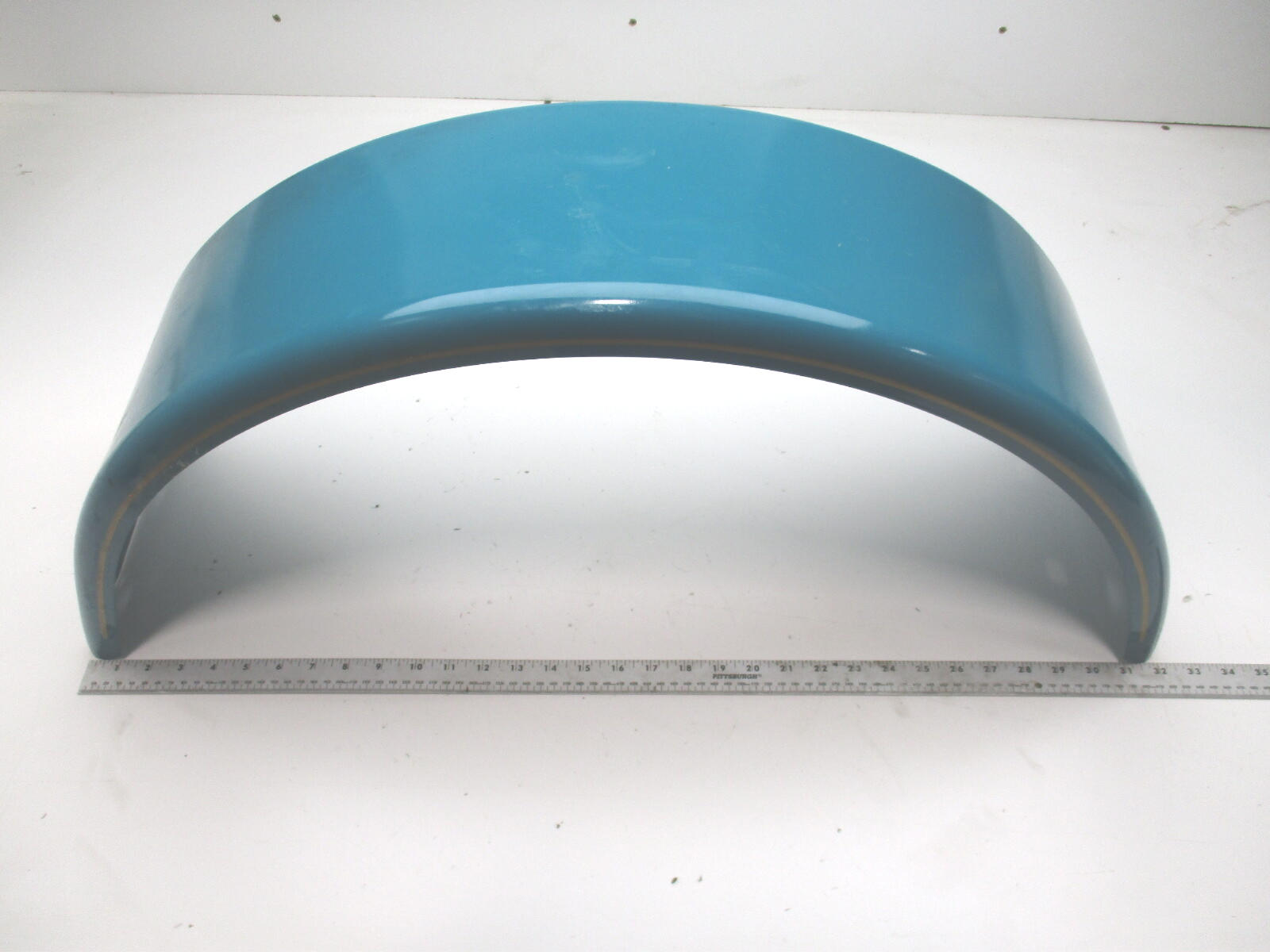 Trailer Fender Teal Painted Steel 32