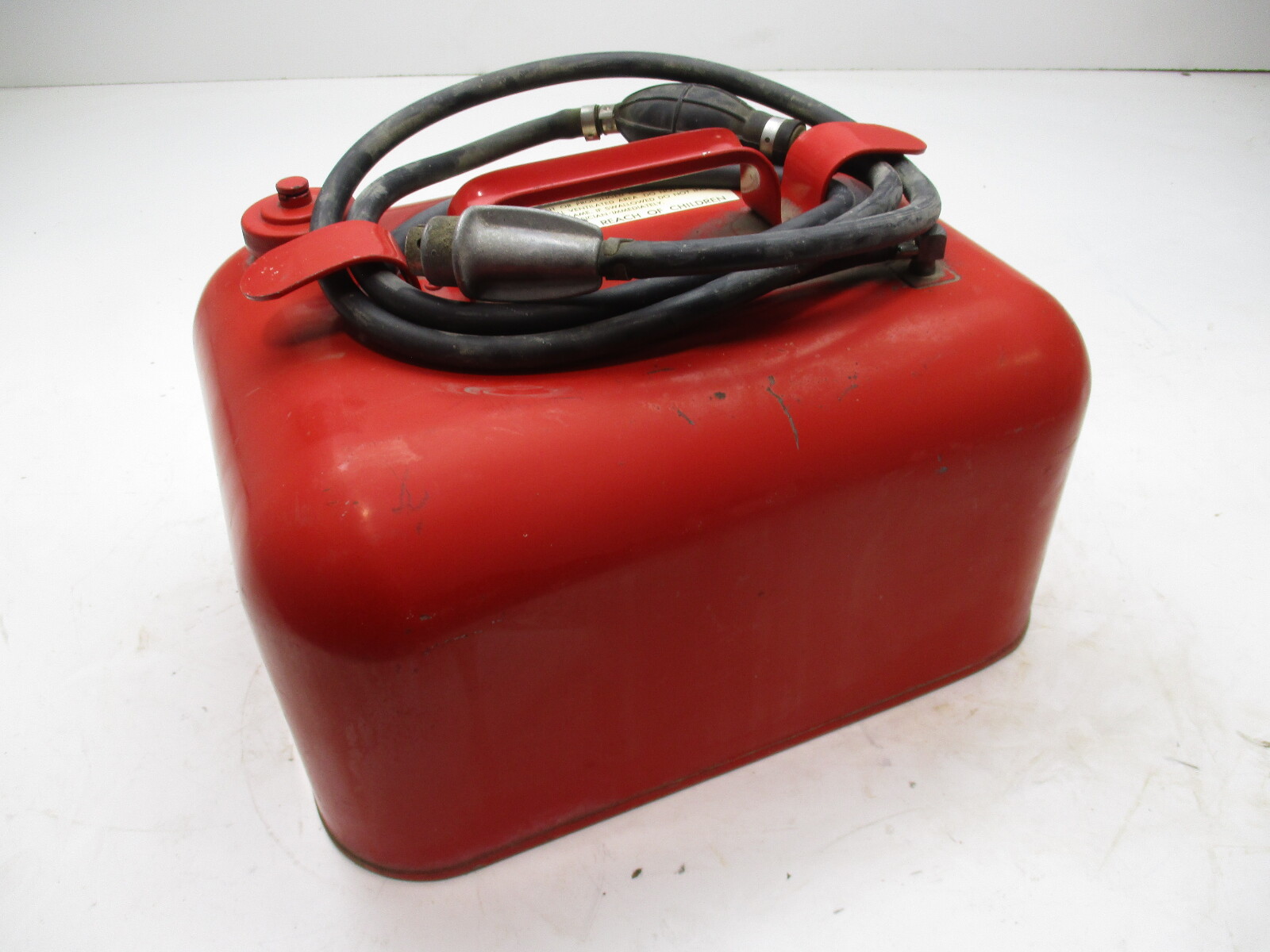 Vintage Mercury Kiekhaefer Metal Outboard Motor Boat 3 Gallon Gas Tank Can