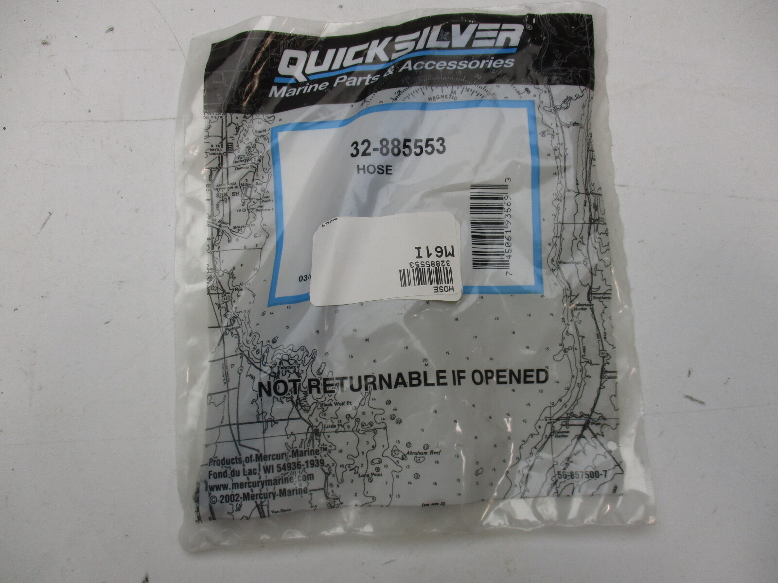 32-885553 Quicksilver Mercury Mariner Outboard Hose NEW OEM