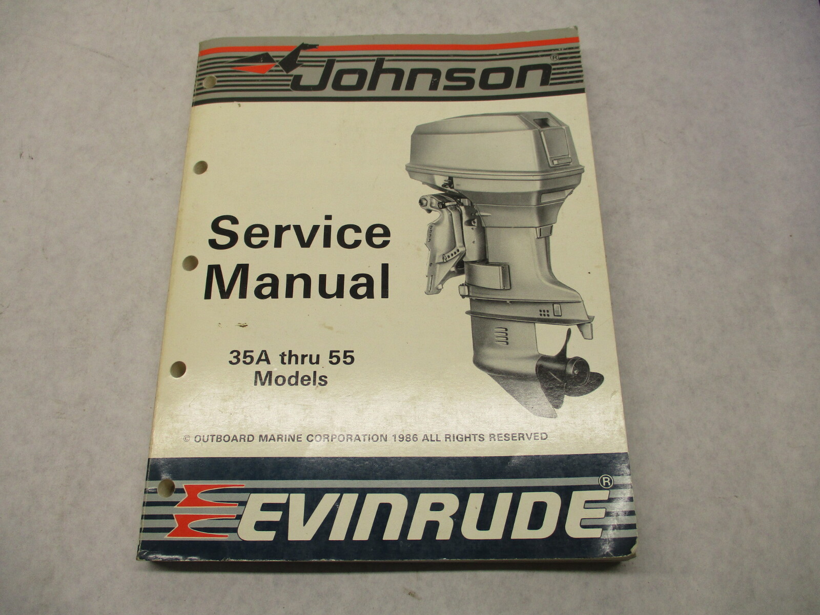 507616 OMC 1987 Evinrude Johnson Outboard Service Repair Manual 35A-55 
